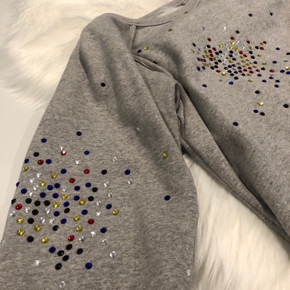Think About Gray Beaded Detail Size XS Long Sleeve - Picture 9 of 14